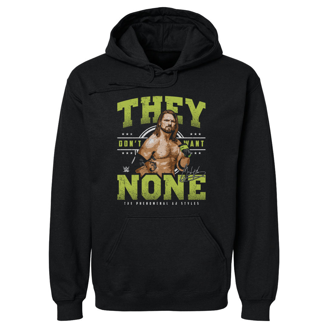 A.J. Styles Hoodie Superstars WWE Men s Hoodie 500 Level 500