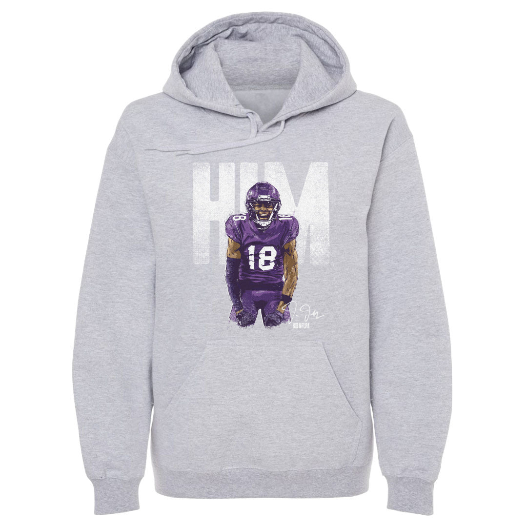 Justin Jefferson Youth Hoodie  Minnesota Football Kids Youth