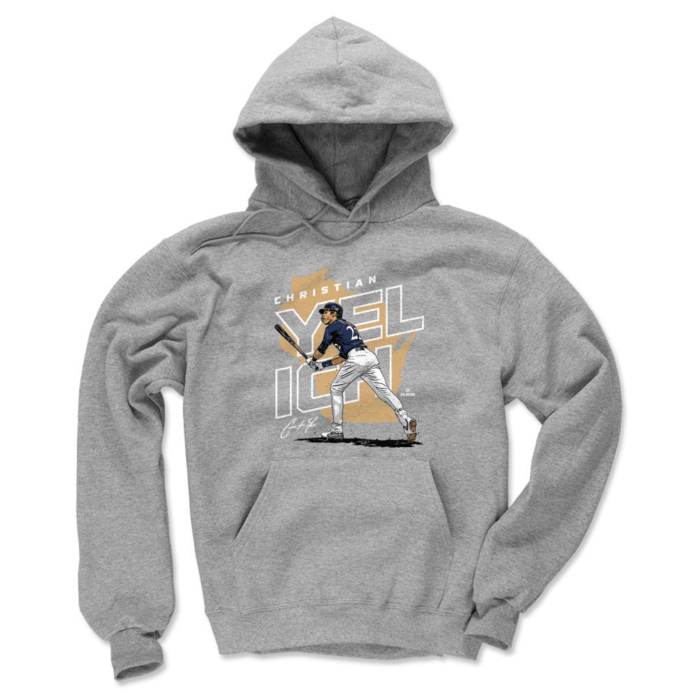 Christian Yelich Men&#39;s Hoodie | 500 LEVEL