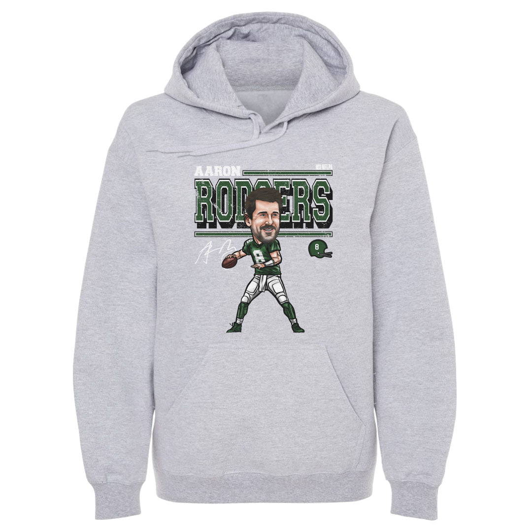 Aaron Rodgers New York J Cartoon WHT