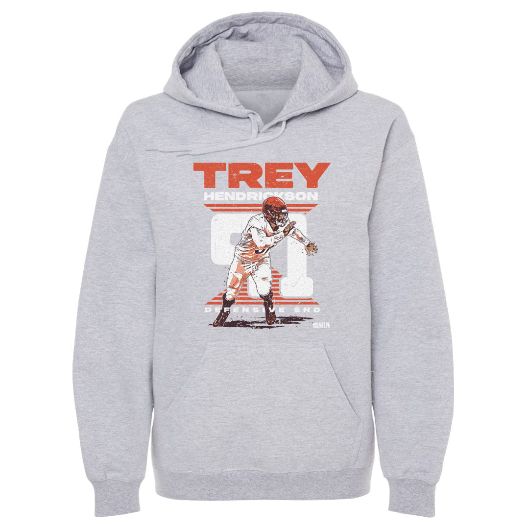 Men's Cincinnati Bengals #91 Trey Hendrickson White Pullover Hoodie on  sale,for Cheap,wholesale from China