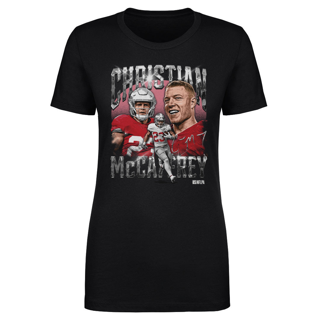 Christian McCaffrey Women&#39;s T-Shirt | 500 LEVEL