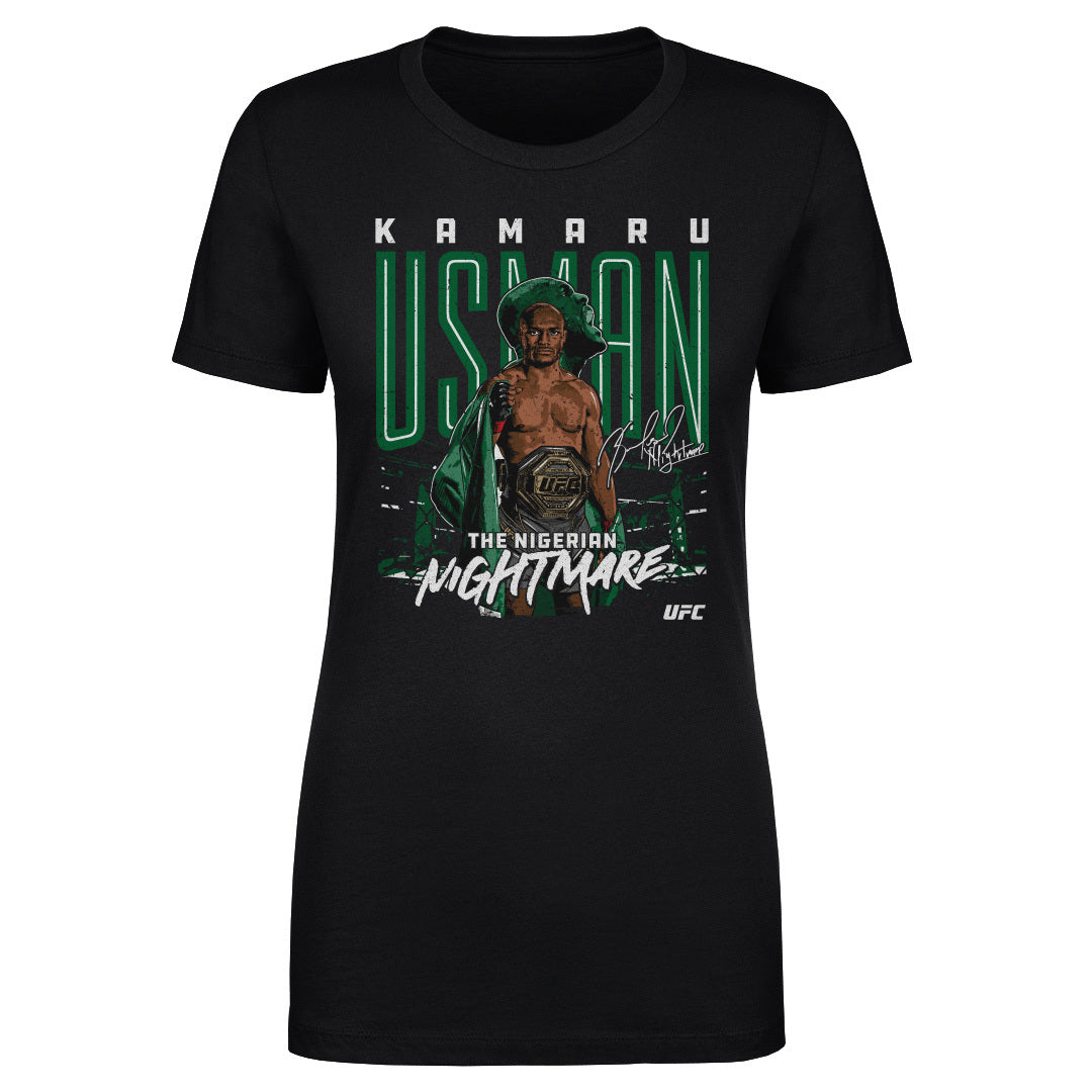 Kamaru Usman Women&#39;s T-Shirt | 500 LEVEL