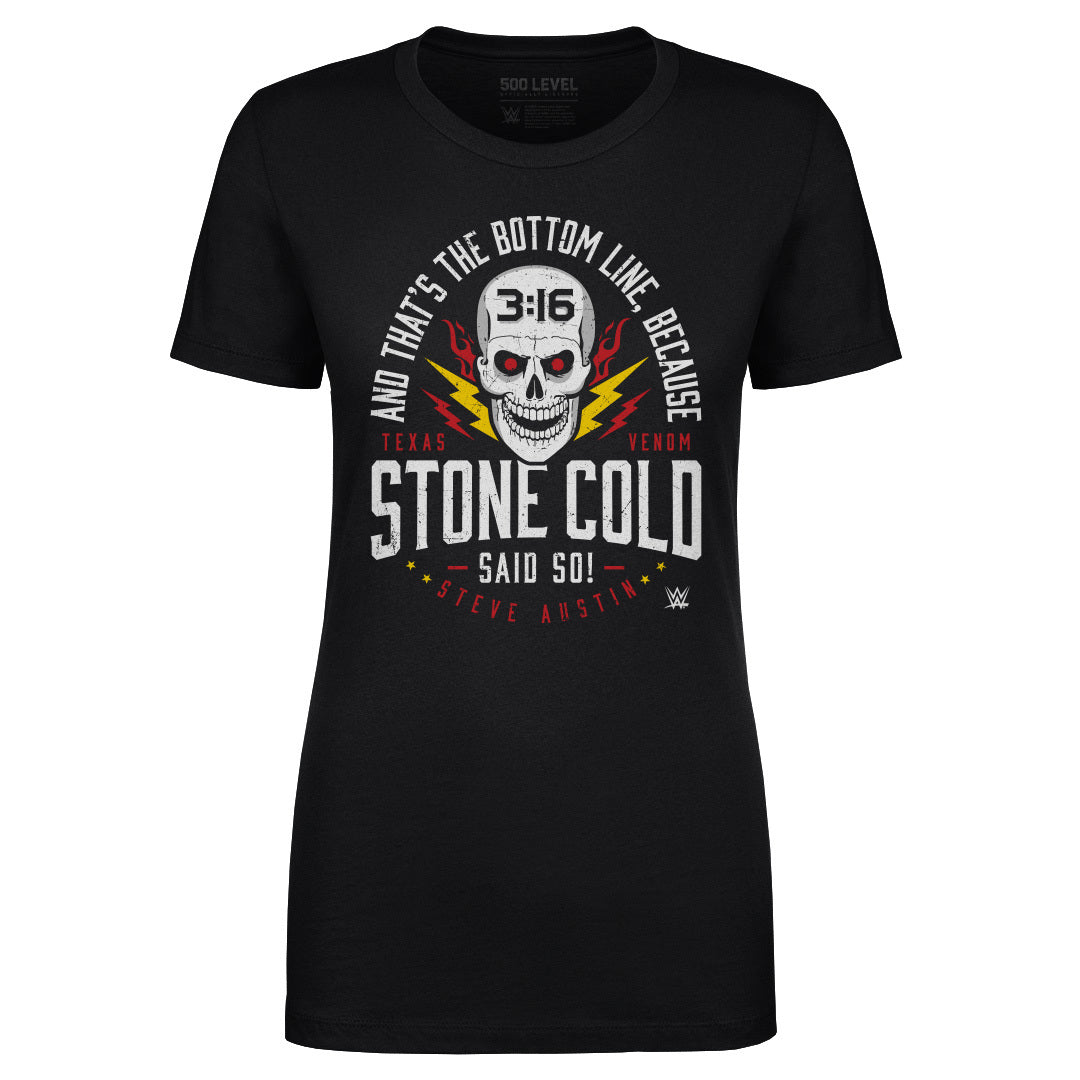 Stone Cold Steve Austin Women&#39;s T-Shirt | 500 LEVEL