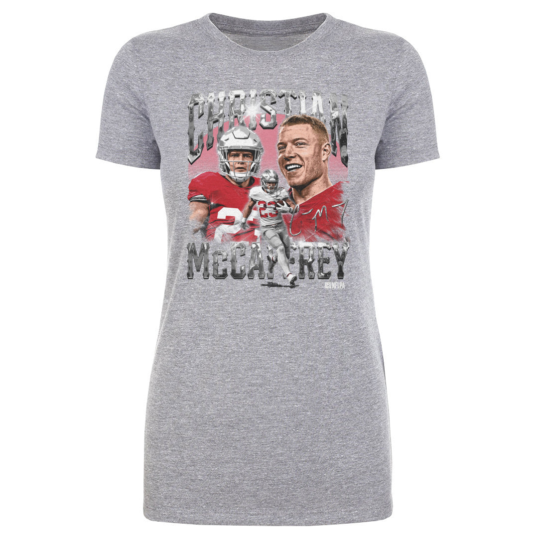 Christian McCaffrey Women&#39;s T-Shirt | 500 LEVEL