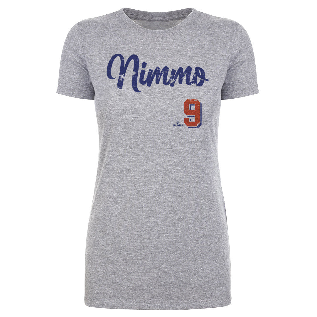  Brandon Nimmo Shirt (Cotton, Small, Heather Gray