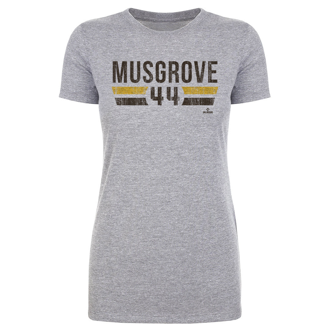 : Joe Musgrove Shirt (Cotton, Small, Heather Gray) - Joe