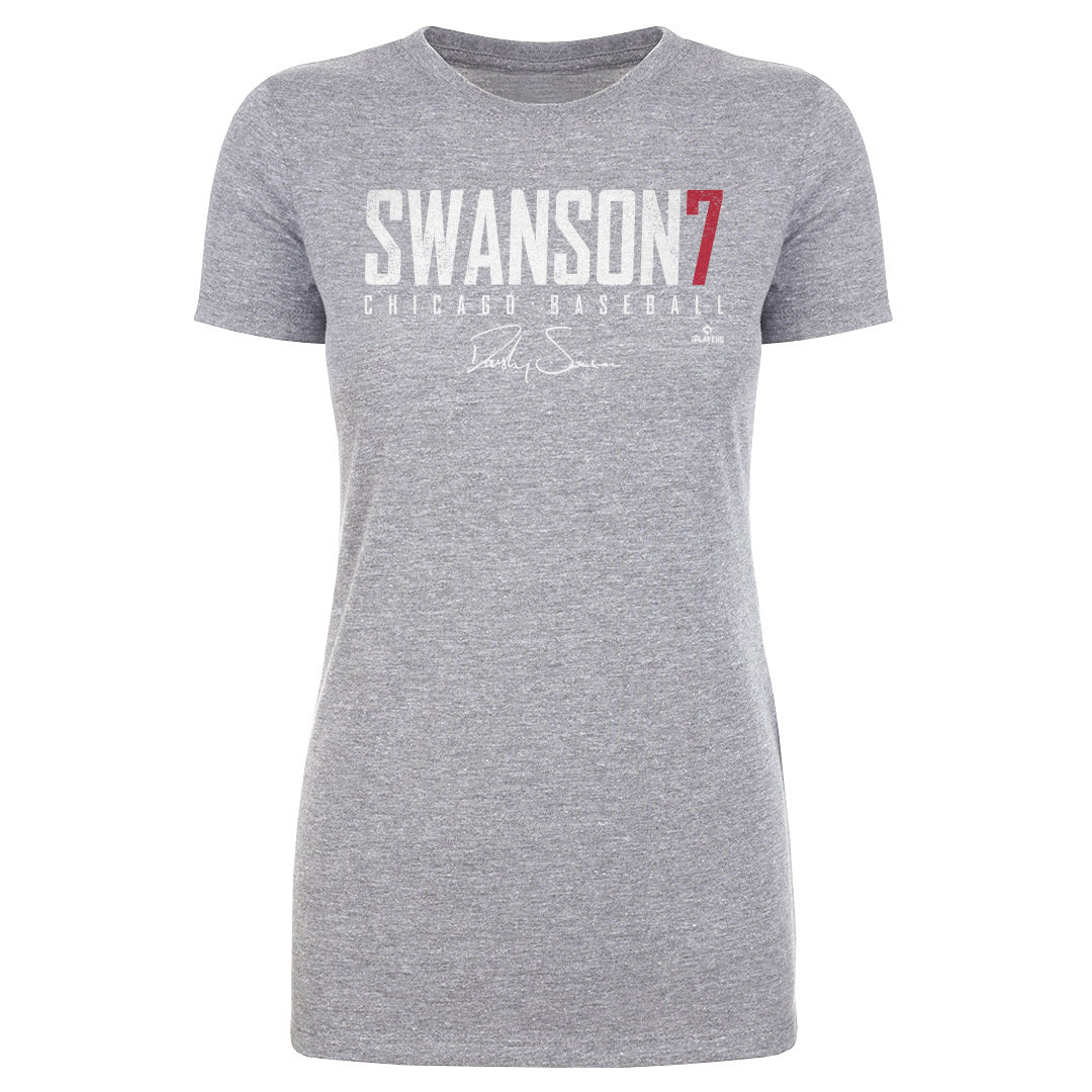 Dansby Swanson Baseball Tee Shirt, Chicago Baseball Men's Baseball T-Shirt