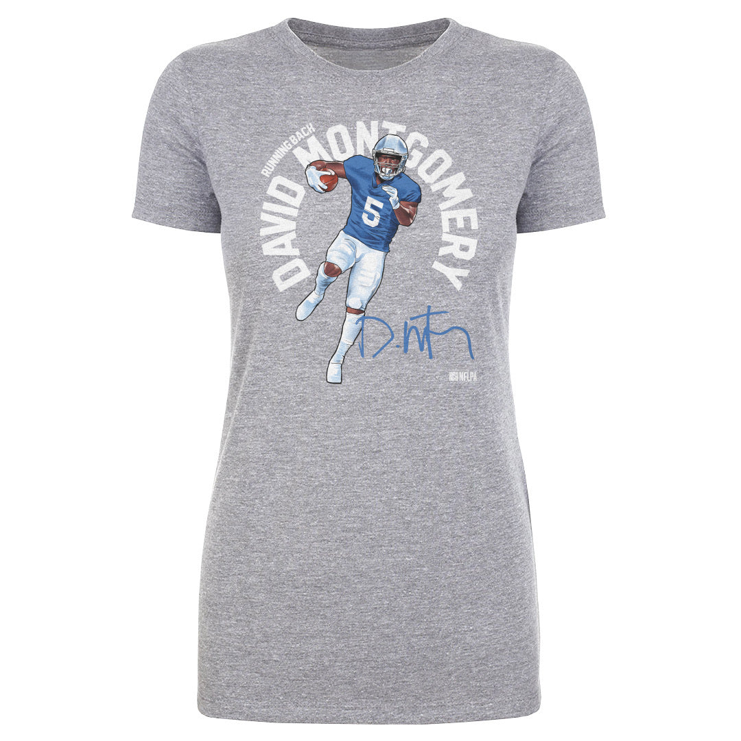 David Montgomery Women's Shirt, Detroit Football Women's T-Shirt