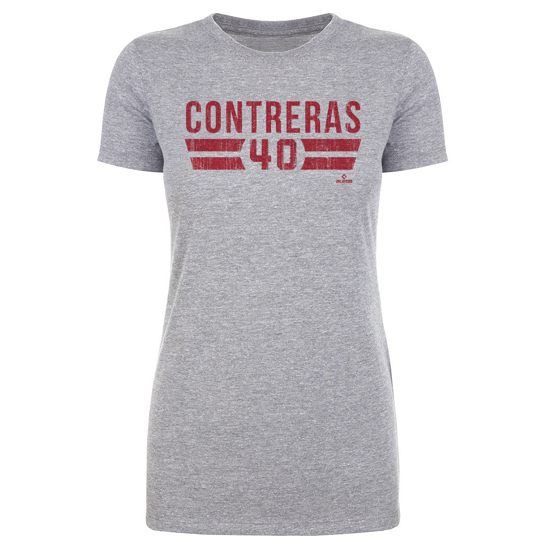 Willson Contreras Women's Shirt, St. Louis Baseball Women's T-Shirt