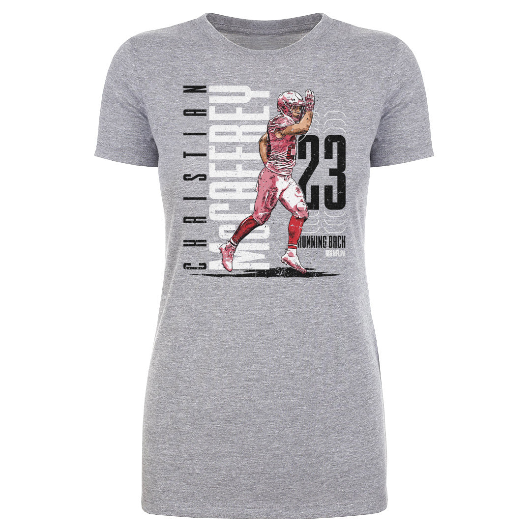 Christian McCaffrey Women&#39;s T-Shirt | 500 LEVEL