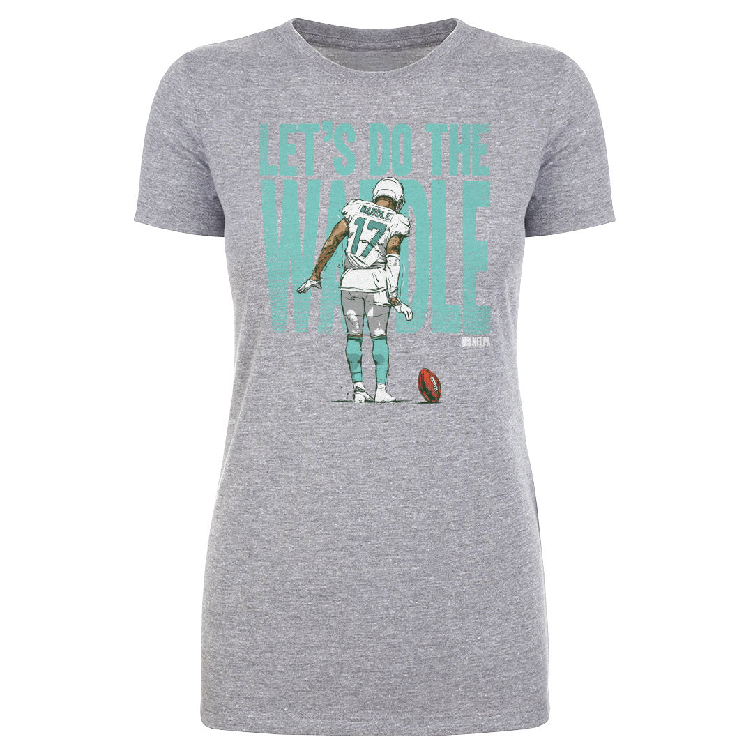 Jaylen Waddle Women's Shirt, Miami Football Women's T-Shirt