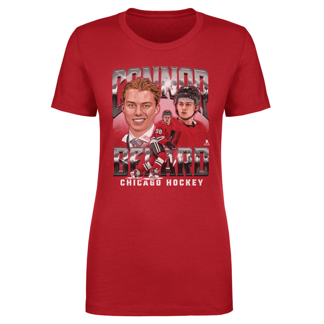 Connor Bedard Women&#39;s T-Shirt | 500 LEVEL