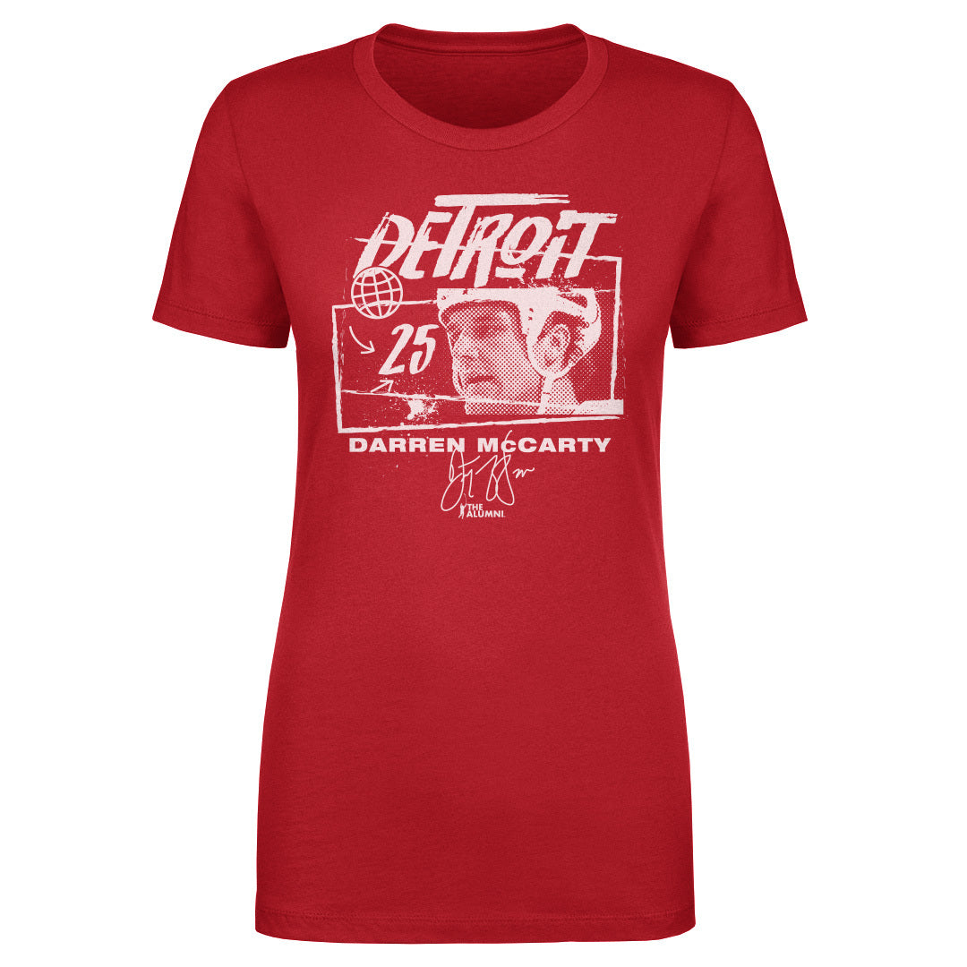 Darren McCarty Women's T-Shirt - Red - Detroit | 500 Level