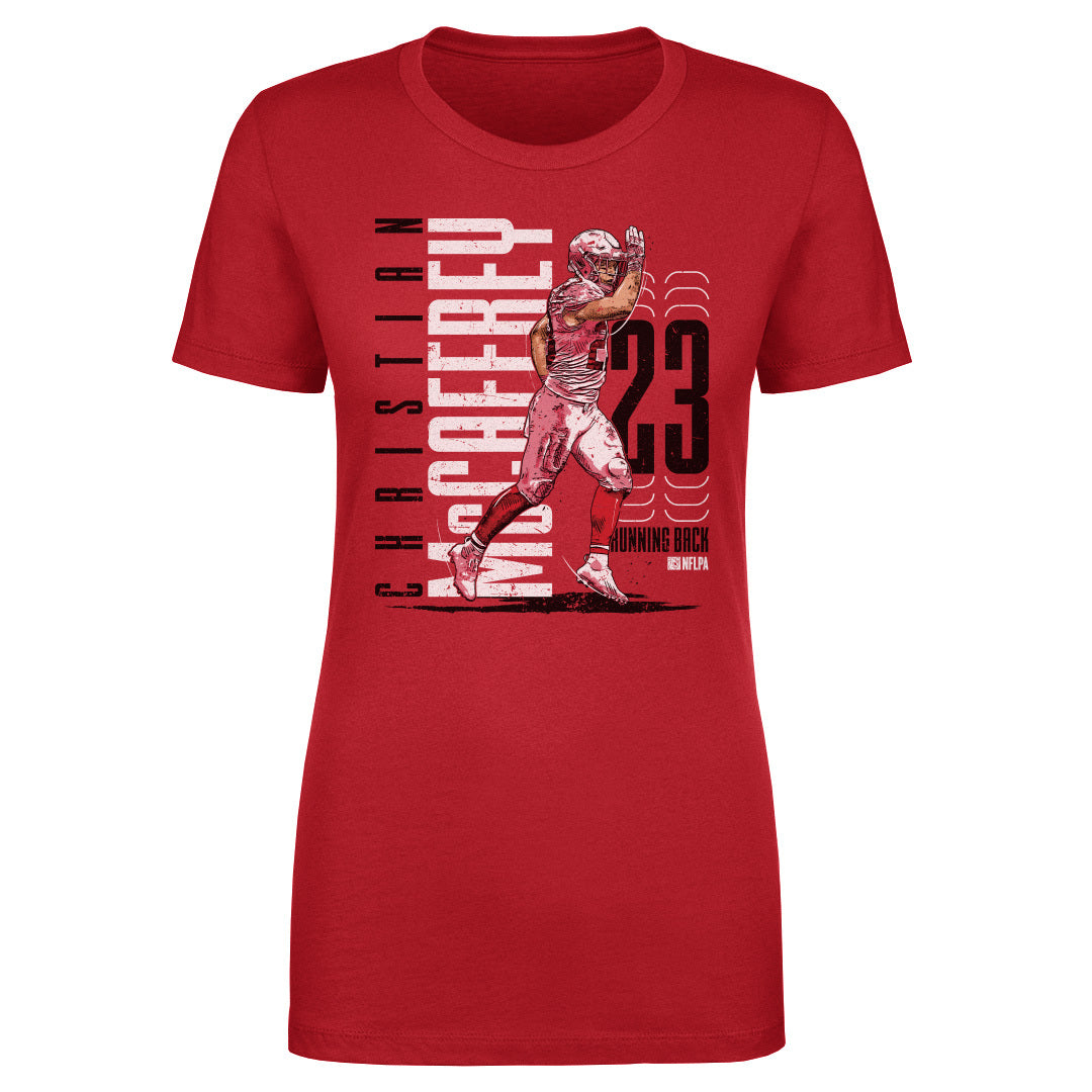 Christian McCaffrey Women&#39;s T-Shirt | 500 LEVEL