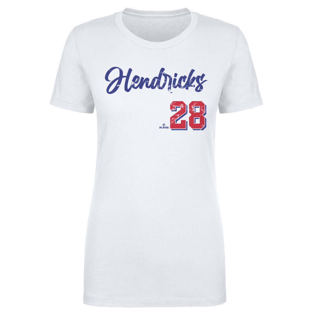 Kyle Hendricks Women's T-Shirt - White - Chicago | 500 Level Major League Baseball Players Association (MLBPA)