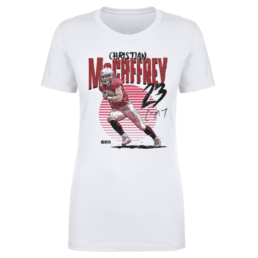 Christian McCaffrey Women&#39;s T-Shirt | 500 LEVEL