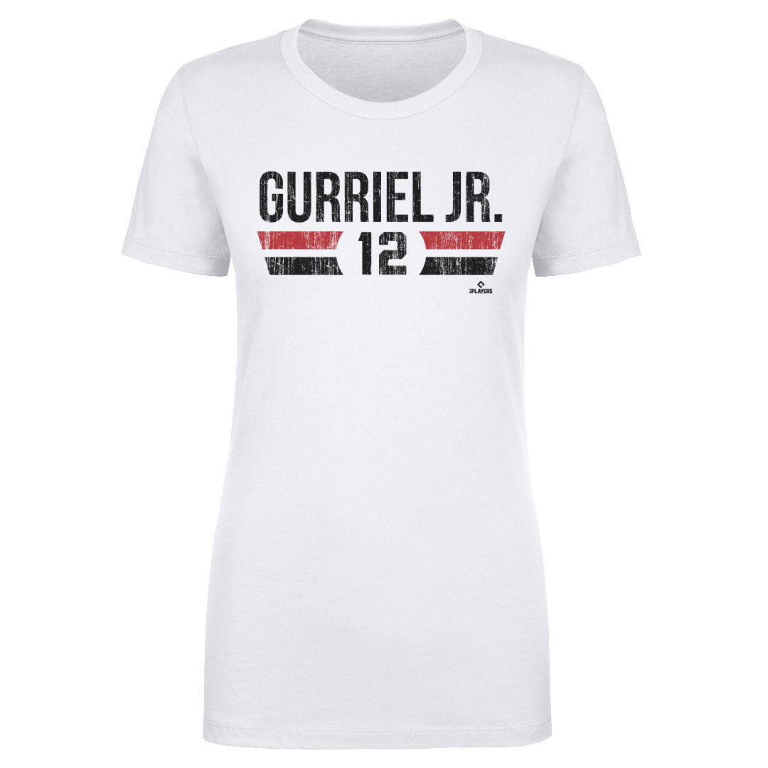 Lourdes Gurriel Jr. Women's T-Shirt - Red - Arizona | 500 Level Major League Baseball Players Association (MLBPA)