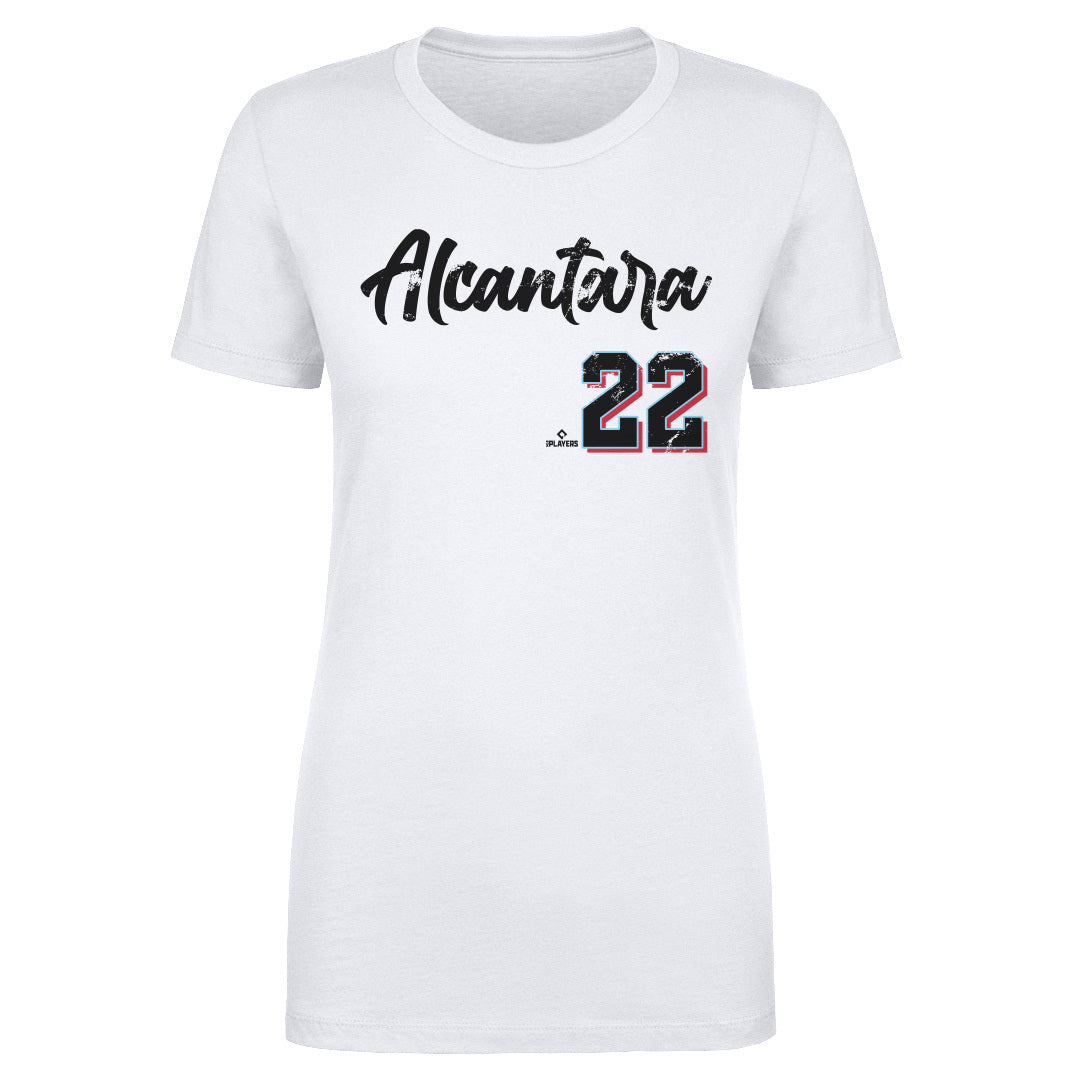 Sandy Alcantara Shirt, Miami Baseball Men's Cotton T-Shirt