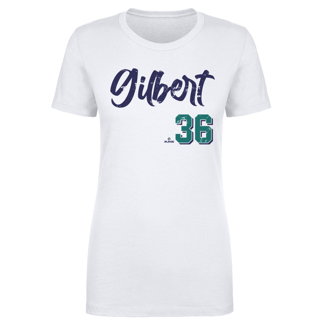 Women's Logan Gilbert Name & Number T-Shirt - Navy - Tshirtsedge