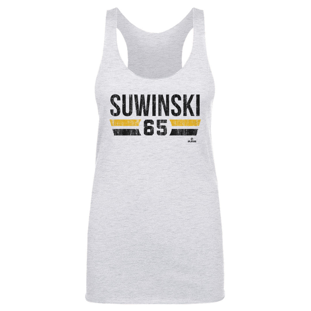 Jack Suwinski Women's V-Neck, Pittsburgh Baseball Women's V-Neck T-Shirt