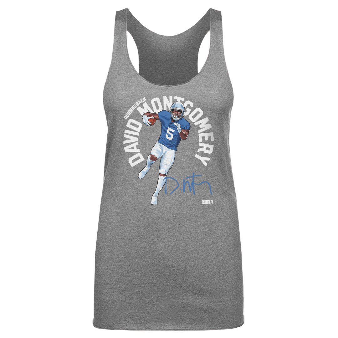 David Montgomery Women's Tank Top, Detroit Football Women's Tank Top