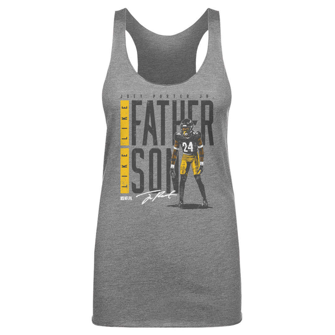 Pittsburgh Steelers Gray Women's Tank Top