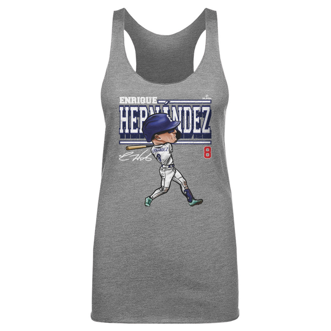 Enrique Hernandez Los Angeles D Cartoon Baseball Shirt