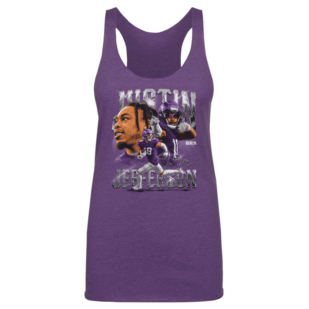 Justin Jefferson Women&#39;s Tank Top | 500 LEVEL