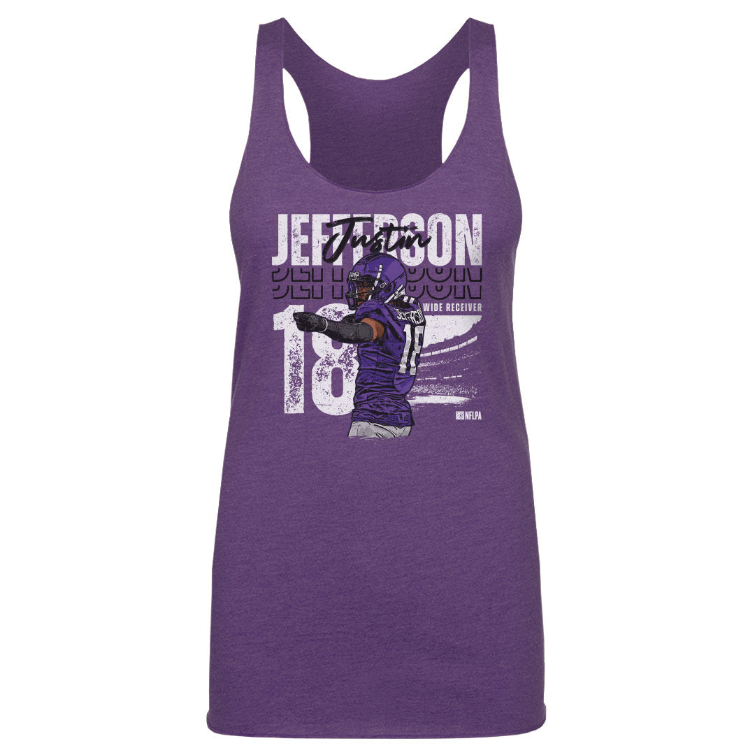 Justin Jefferson Women&#39;s Tank Top | 500 LEVEL