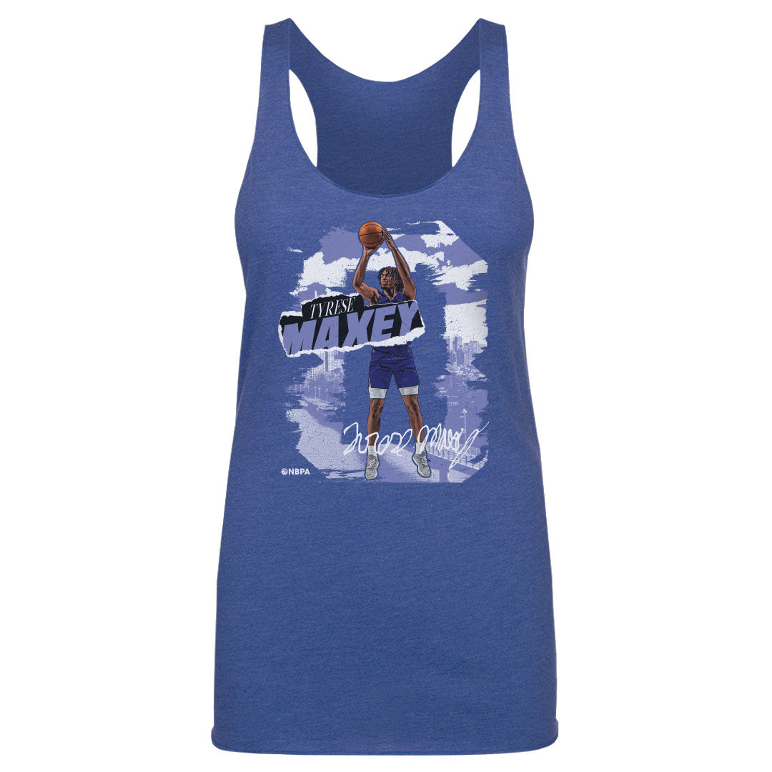 Tyrese Maxey Women&#39;s Tank Top | 500 LEVEL