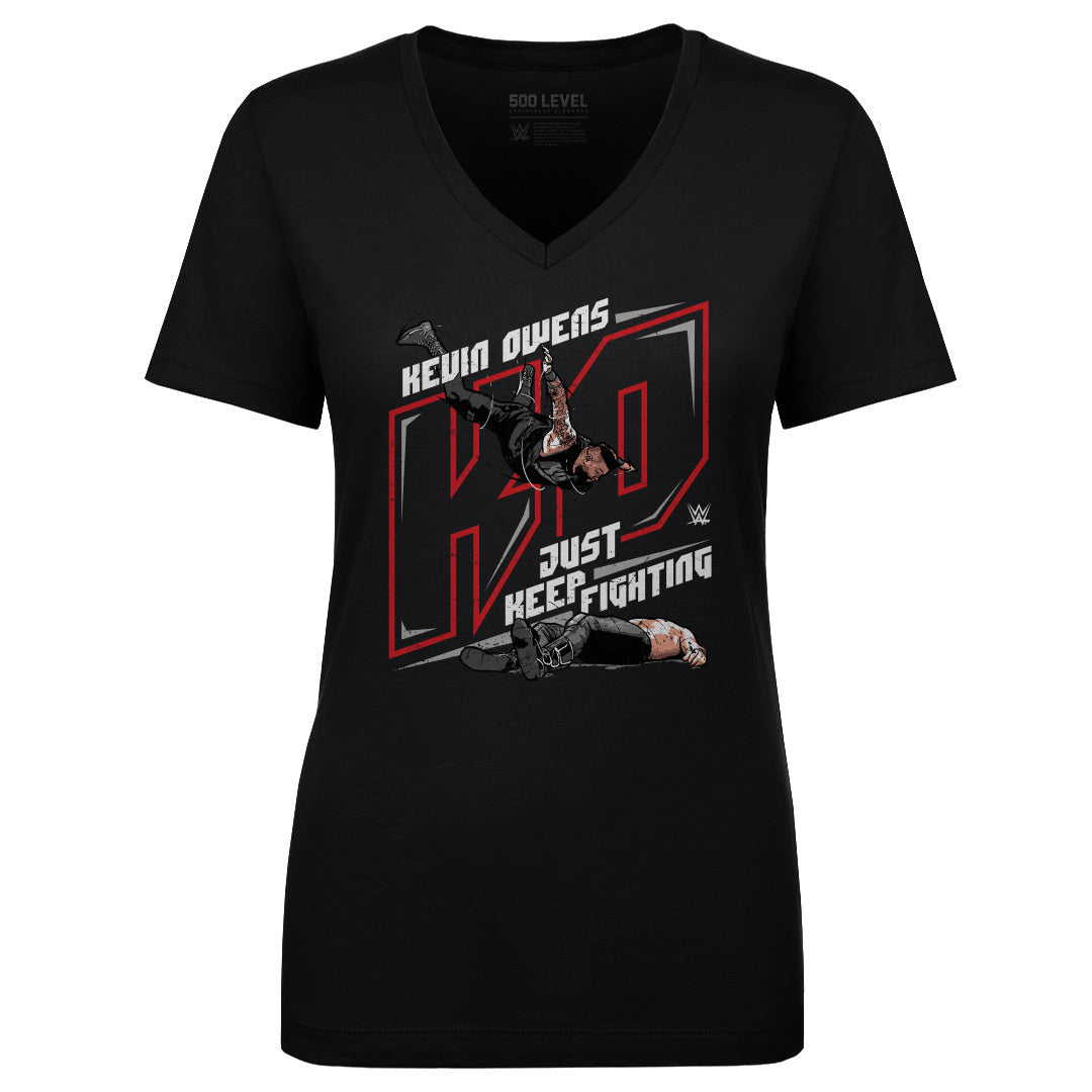 Kevin Owens Women&#39;s V-Neck T-Shirt | 500 LEVEL