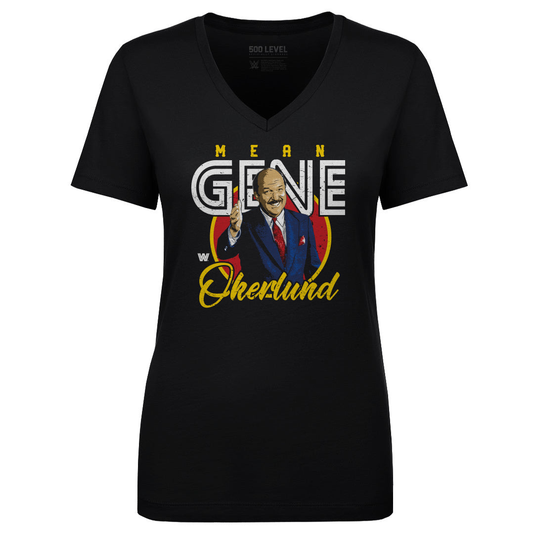 Gene Okerlund Women&#39;s V-Neck T-Shirt | 500 LEVEL