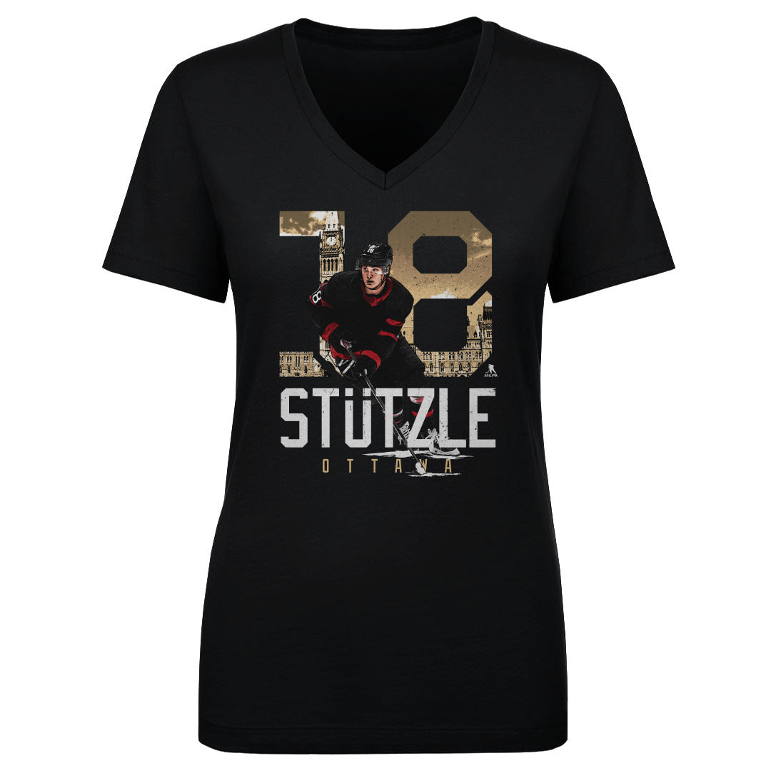 Tim Stutzle Women&#39;s V-Neck T-Shirt | 500 LEVEL