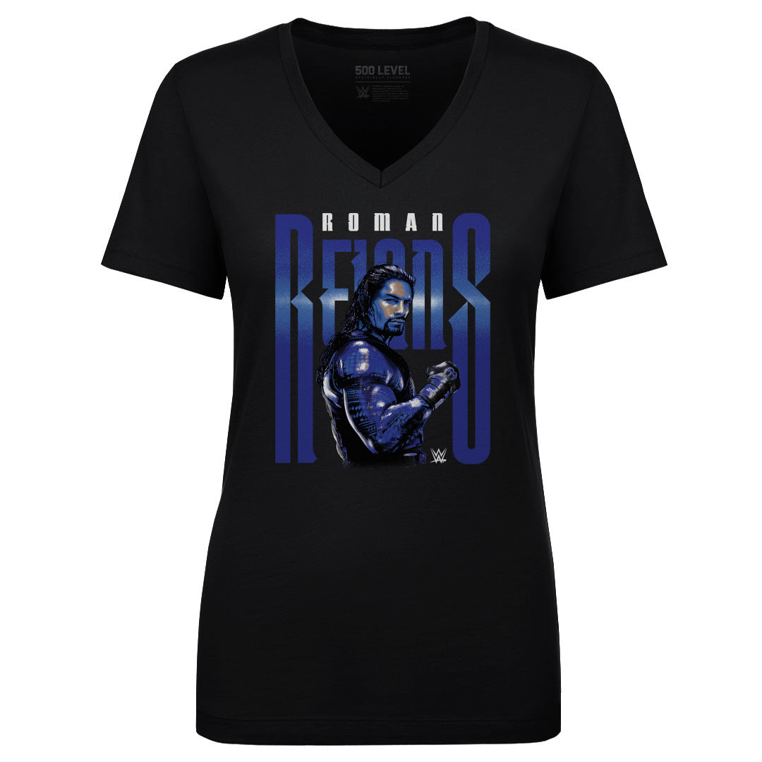 Roman Reigns Women&#39;s V-Neck T-Shirt | 500 LEVEL