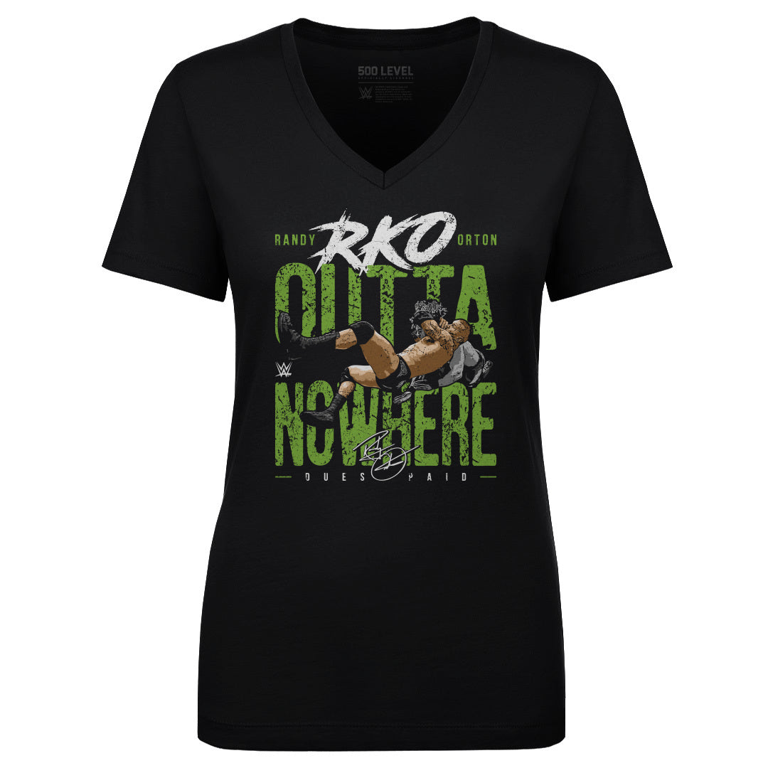 Randy Orton Women&#39;s V-Neck T-Shirt | 500 LEVEL