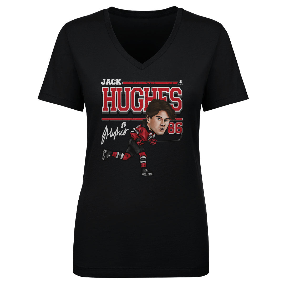 Jack Hughes Women&#39;s V-Neck T-Shirt | 500 LEVEL