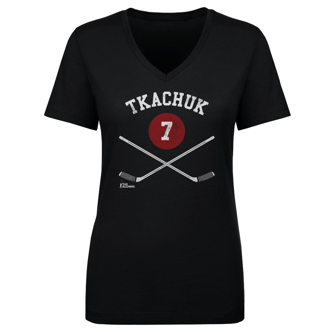 Keith Tkachuk Women&#39;s V-Neck T-Shirt | 500 LEVEL