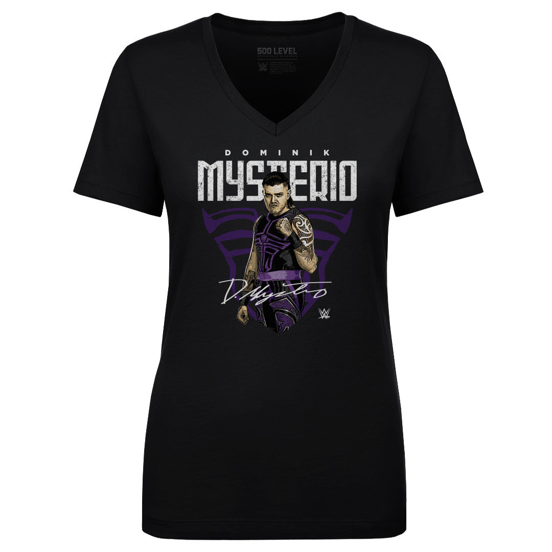 Dominik Mysterio Women&#39;s V-Neck T-Shirt | 500 LEVEL