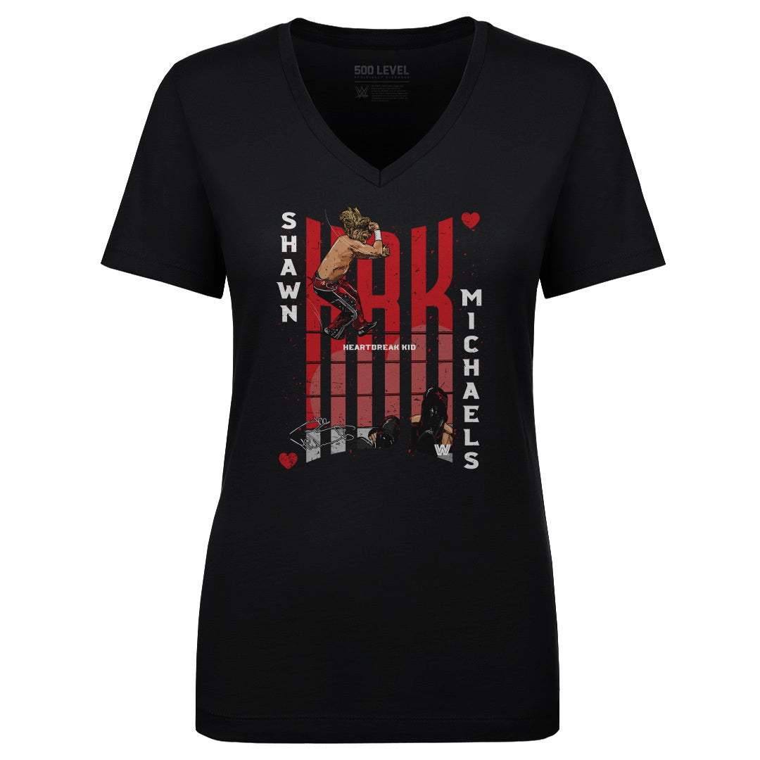 Shawn Michaels Women&#39;s V-Neck T-Shirt | 500 LEVEL