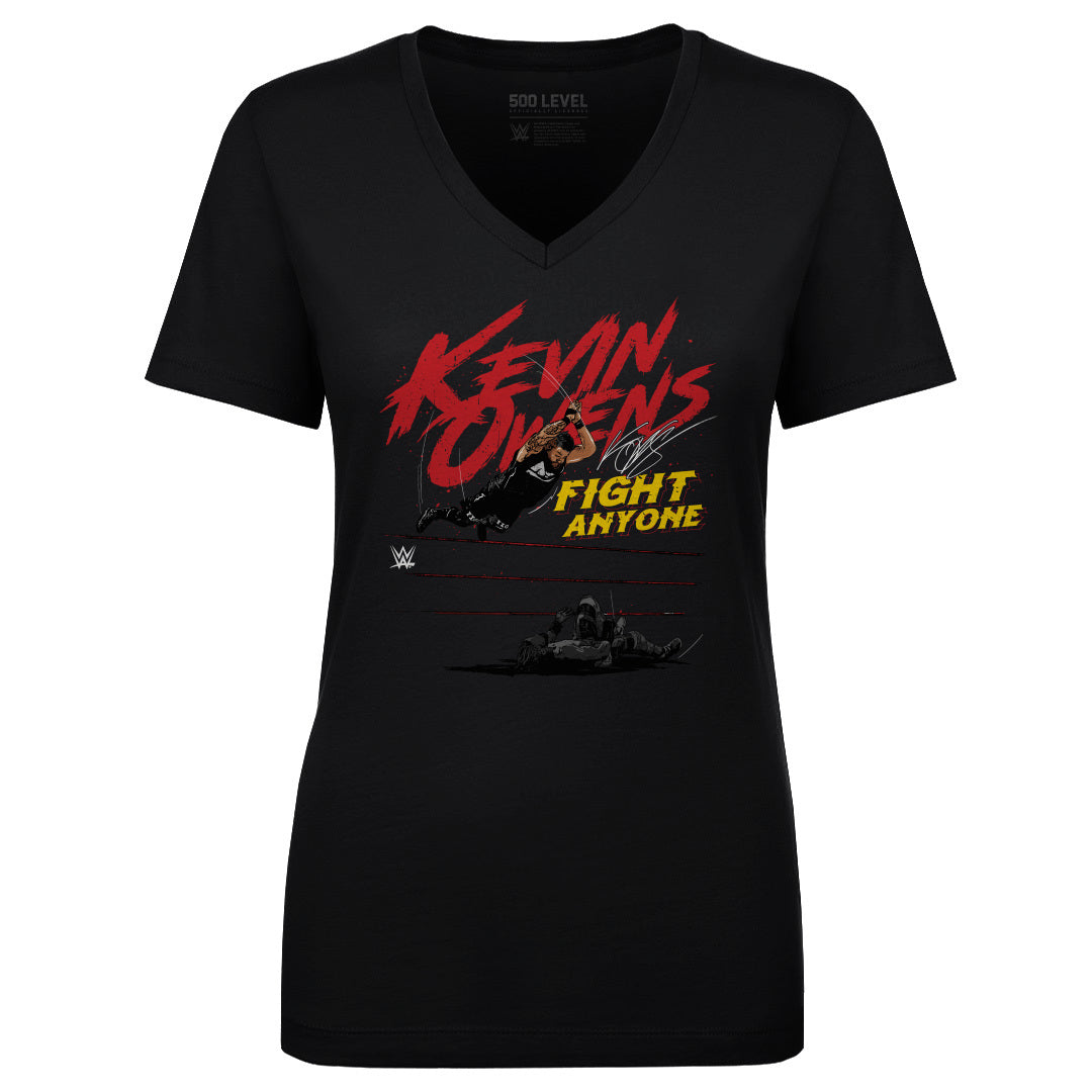 Kevin Owens Women&#39;s V-Neck T-Shirt | 500 LEVEL