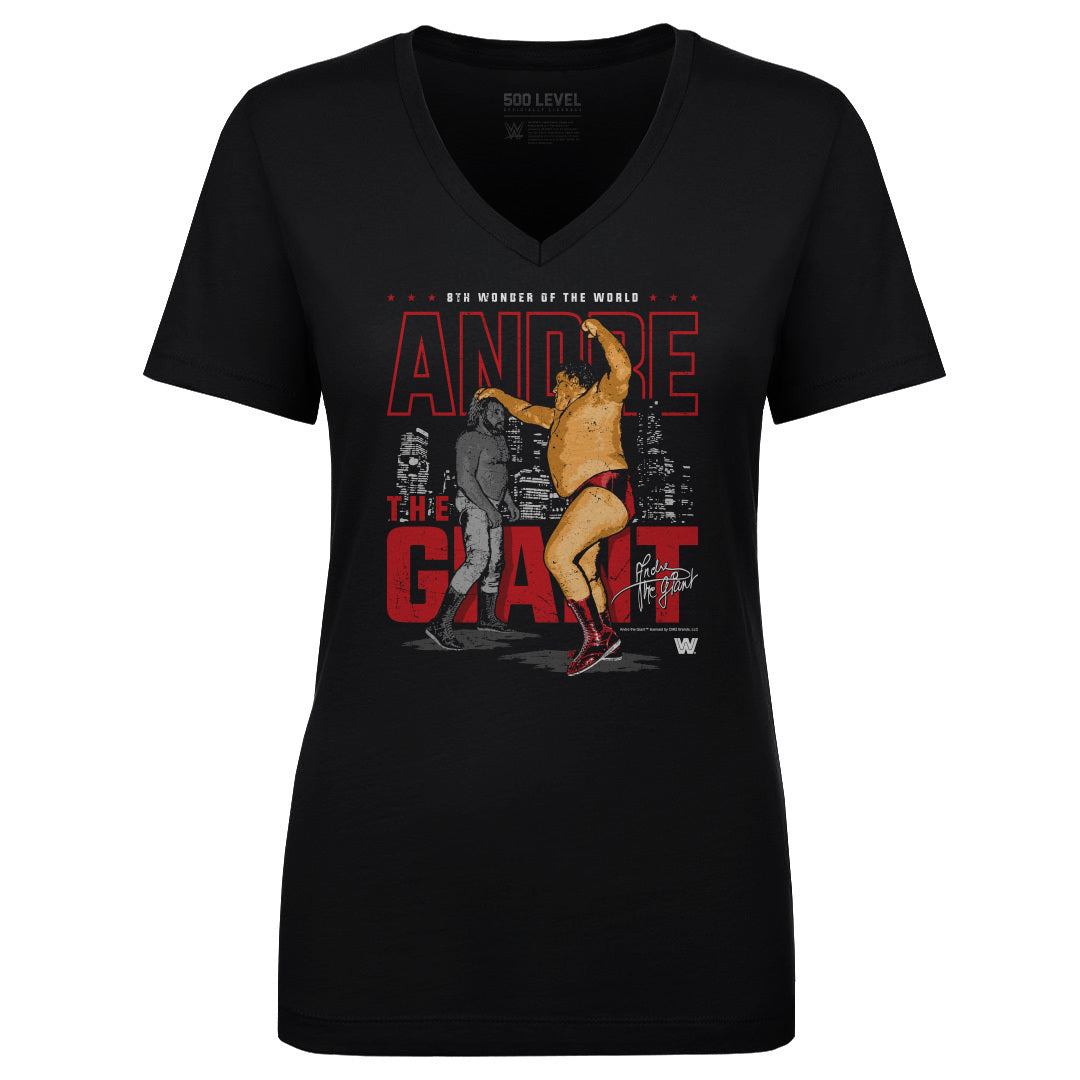 Andre The Giant Women&#39;s V-Neck T-Shirt | 500 LEVEL