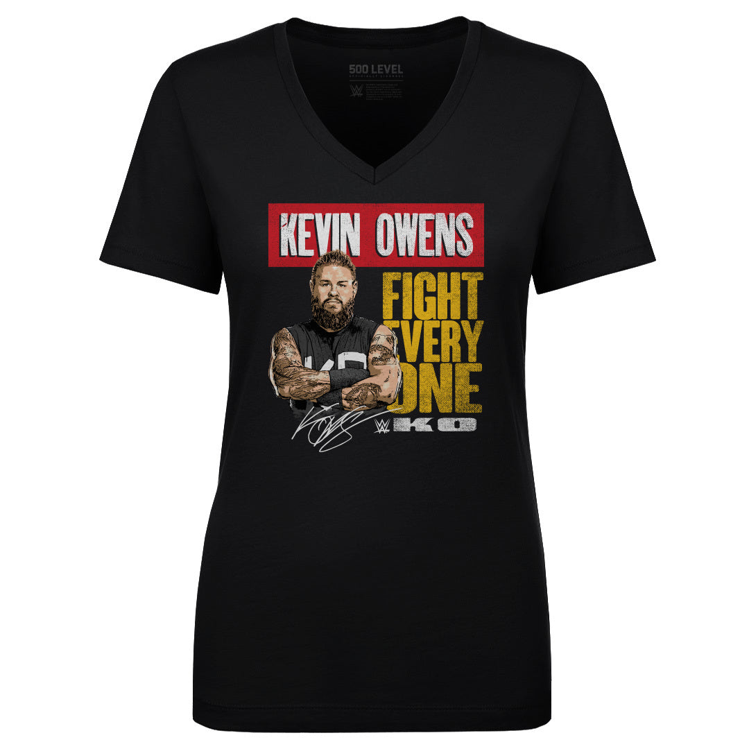 Kevin Owens Women&#39;s V-Neck T-Shirt | 500 LEVEL