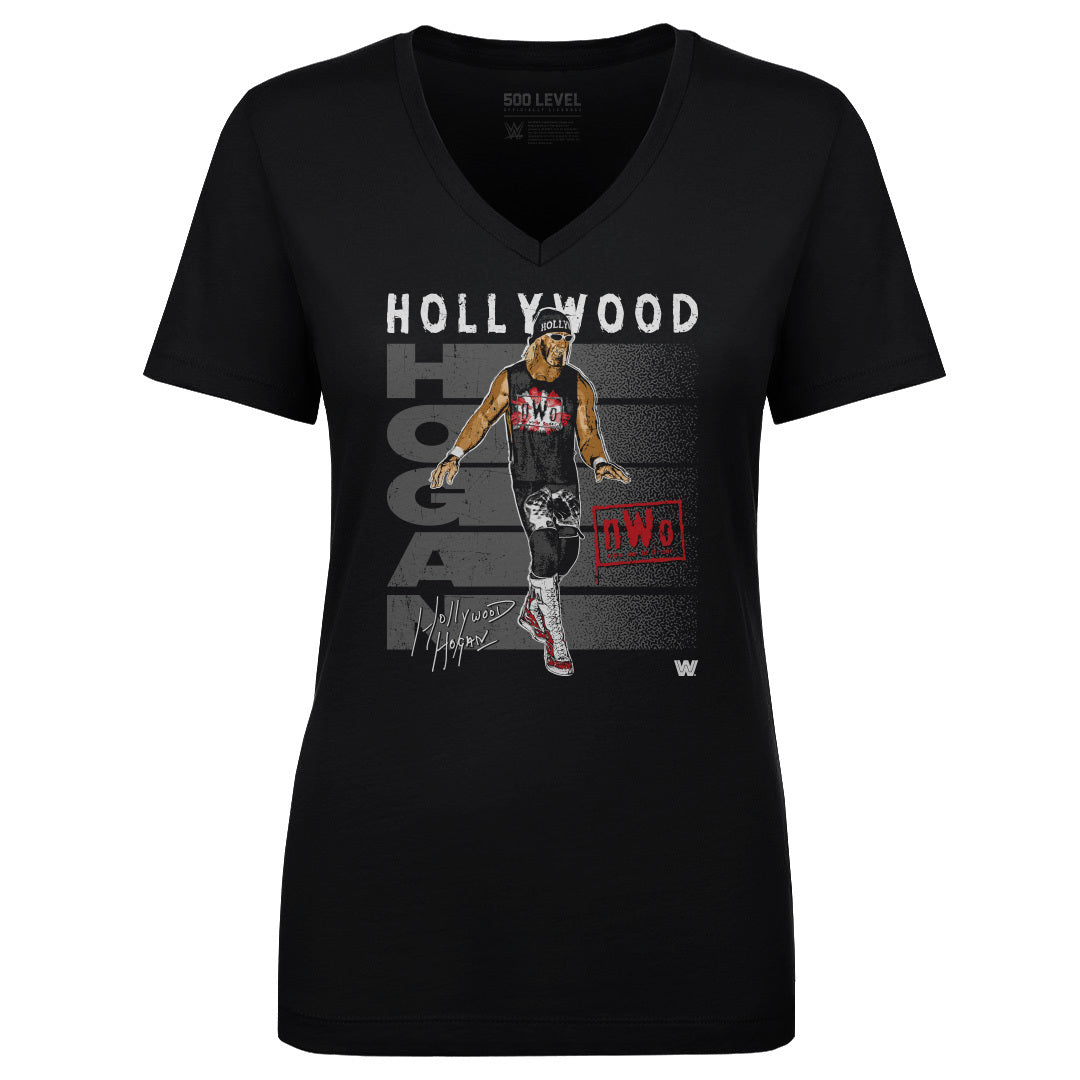 Hulk Hogan Women&#39;s V-Neck T-Shirt | 500 LEVEL