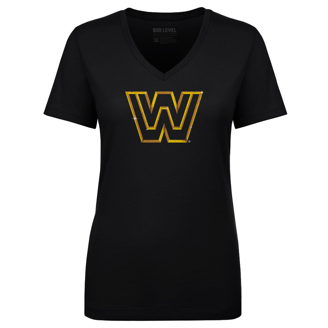 WWE Women&#39;s V-Neck T-Shirt | 500 LEVEL