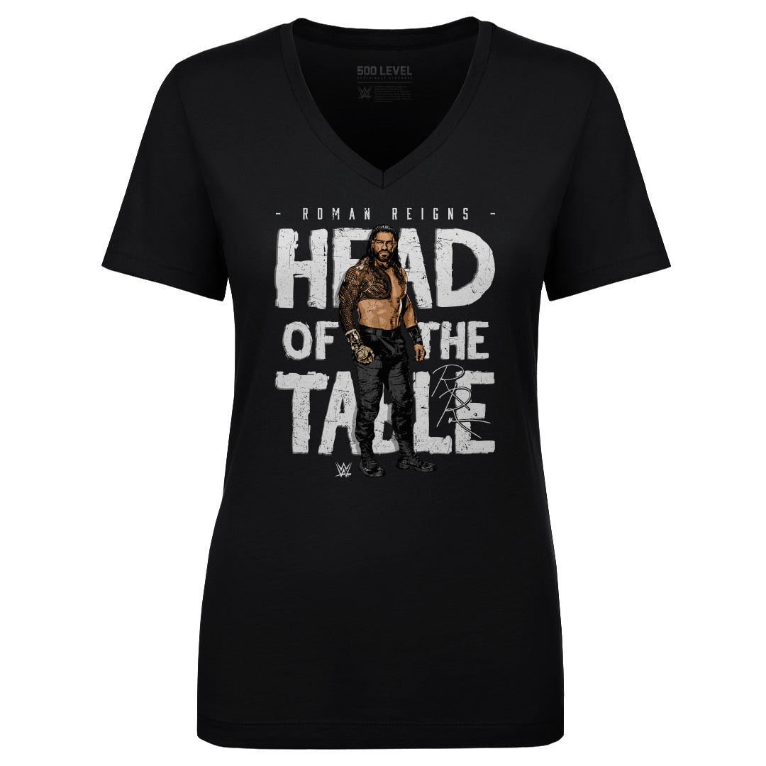 Roman Reigns Women&#39;s V-Neck T-Shirt | 500 LEVEL