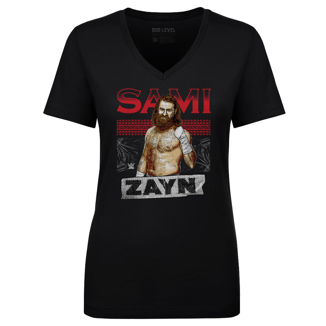 Sami Zayn Women&#39;s V-Neck T-Shirt | 500 LEVEL