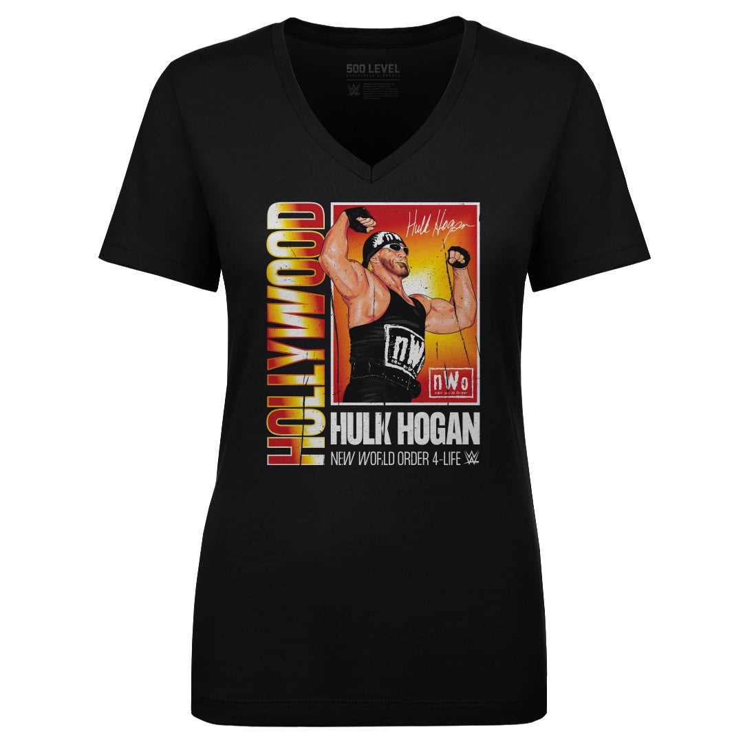 Hulk Hogan Women&#39;s V-Neck T-Shirt | 500 LEVEL