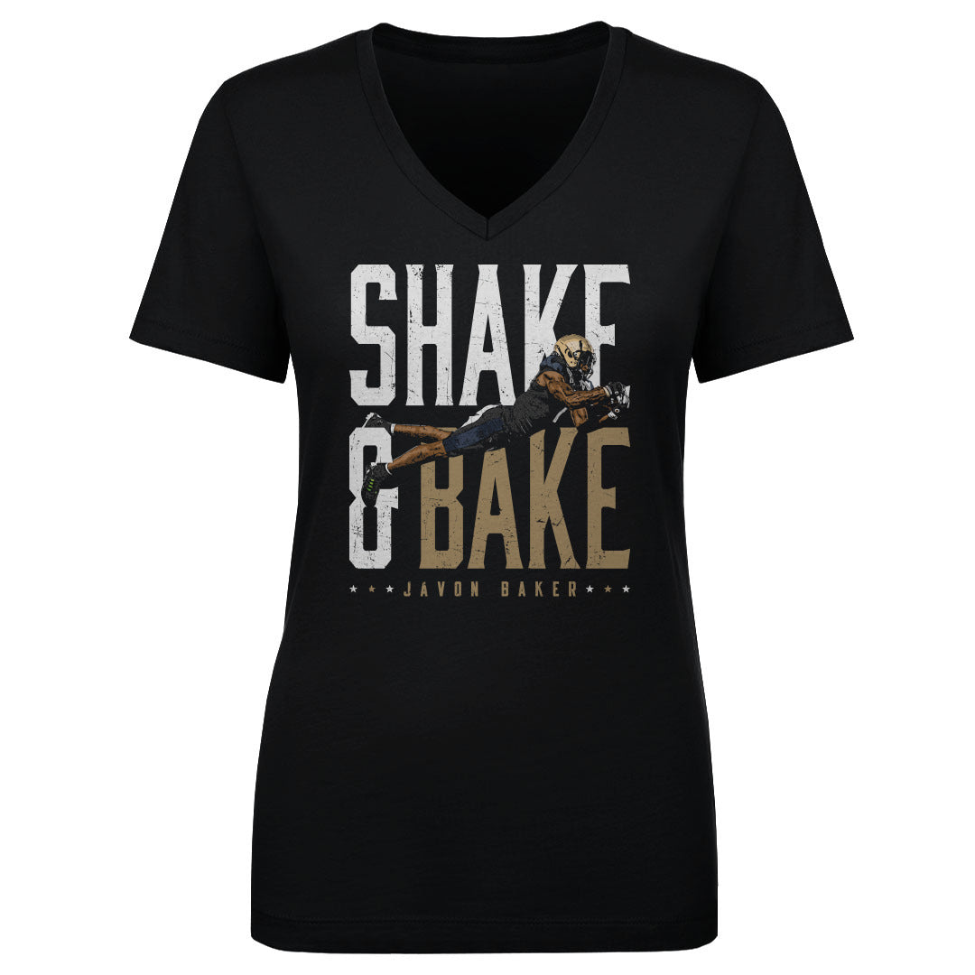 Javon Baker Women&#39;s V-Neck T-Shirt | 500 LEVEL