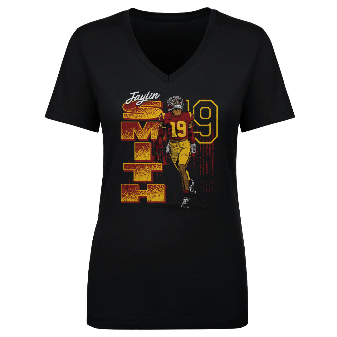 Jaylin Smith Women&#39;s V-Neck T-Shirt | 500 LEVEL